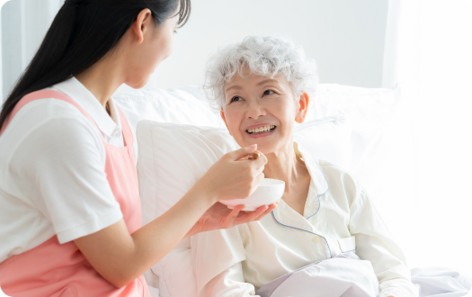 管理栄養士による食事提供と栄養ケア