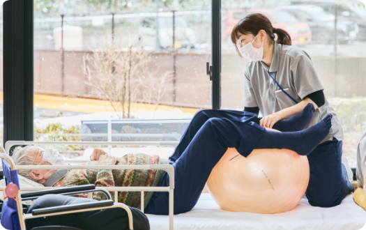 理学療法士によるリハビリ支援